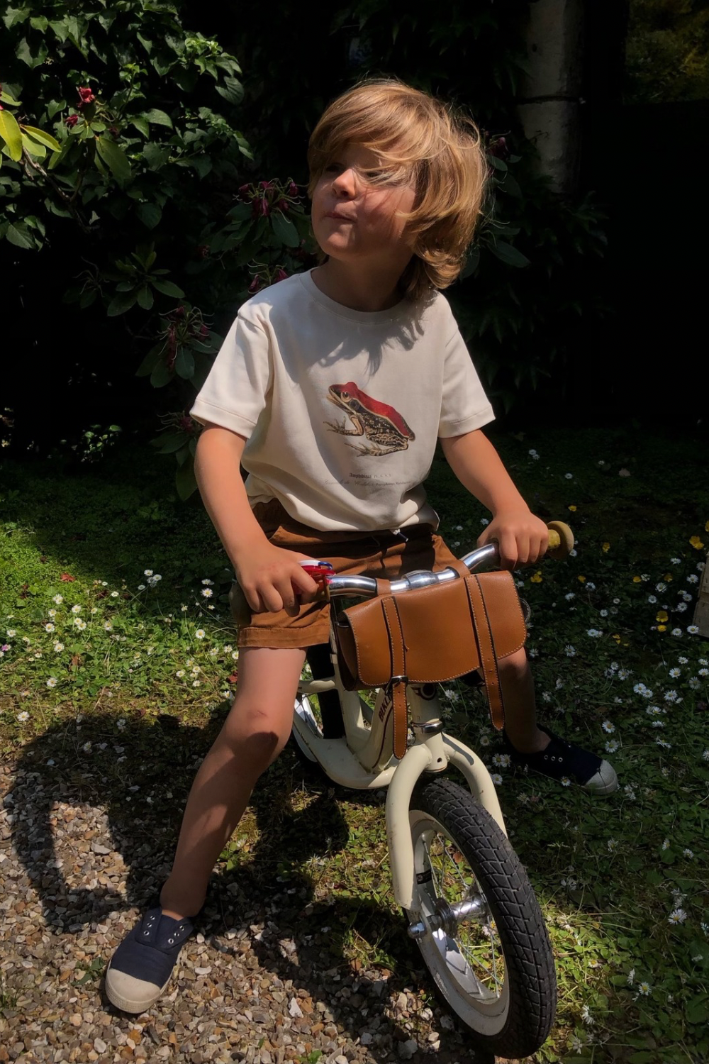 T-shirt 100% coton bio Enfant Grenouille