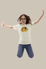 Prune porte un T-shirt Fanatura Enfant Poisson-Papillon en taille 12 ans