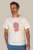 Gilles portant un T-shirt Fanatura mixte corail taille M