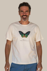 Gilles portant un T-shirt Fanatura mixte papillon taille M