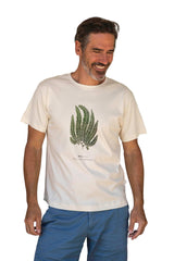 Gilles portant un T-shirt Fanatura mixte fougère taille M