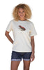 Marjorie portant un T-shirt Fanatura mixte grenouille taille S