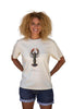 Marjorie portant un T-shirt Fanatura mixte homard taille S